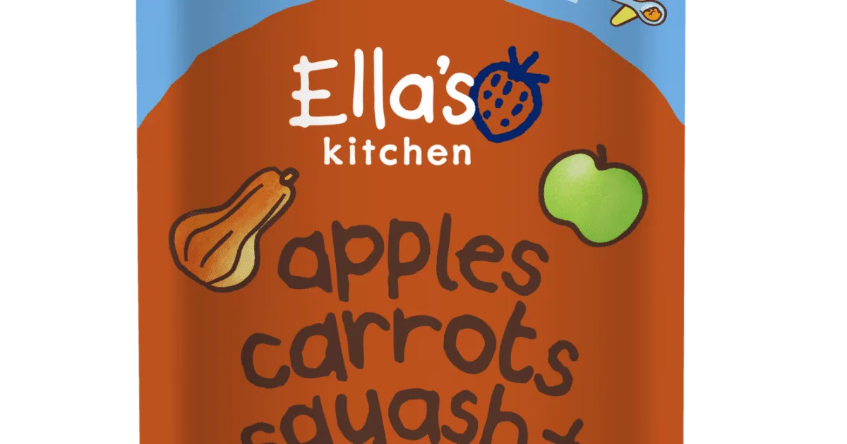 Butternut Squash, Carrot + Apple | Baby Puree