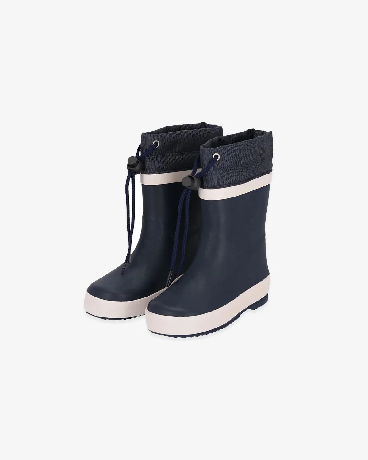 Bottes de pluie marine doublées en polaire