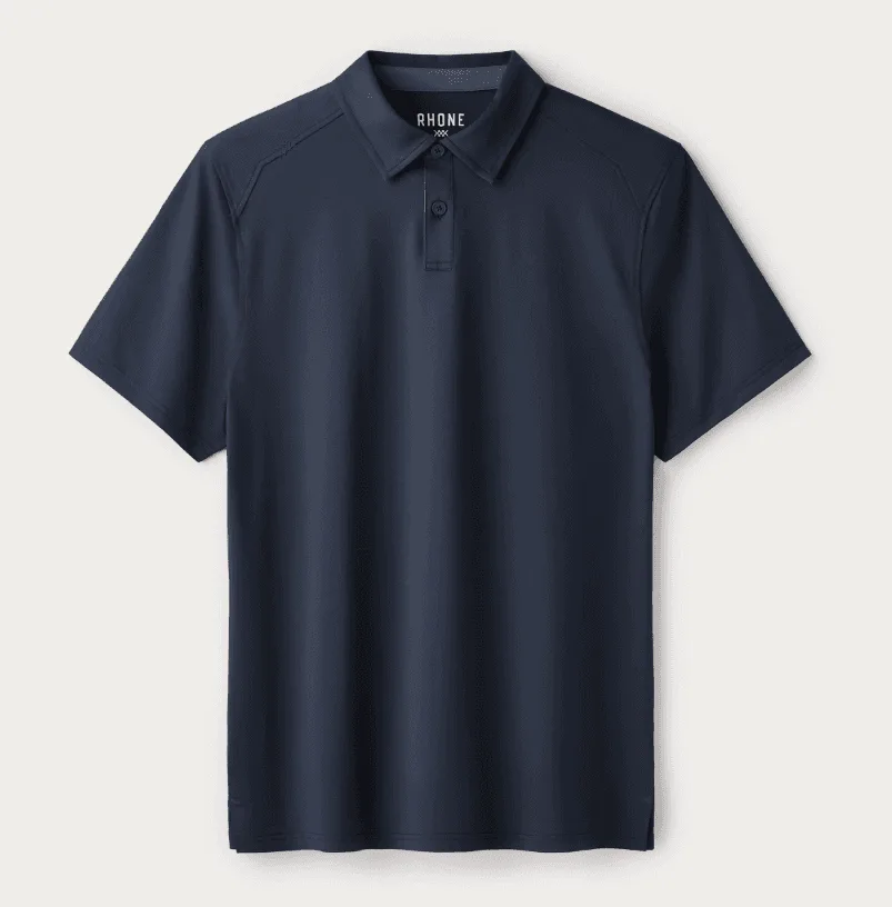 How to Style the Men's Black Rhone Polo for Work