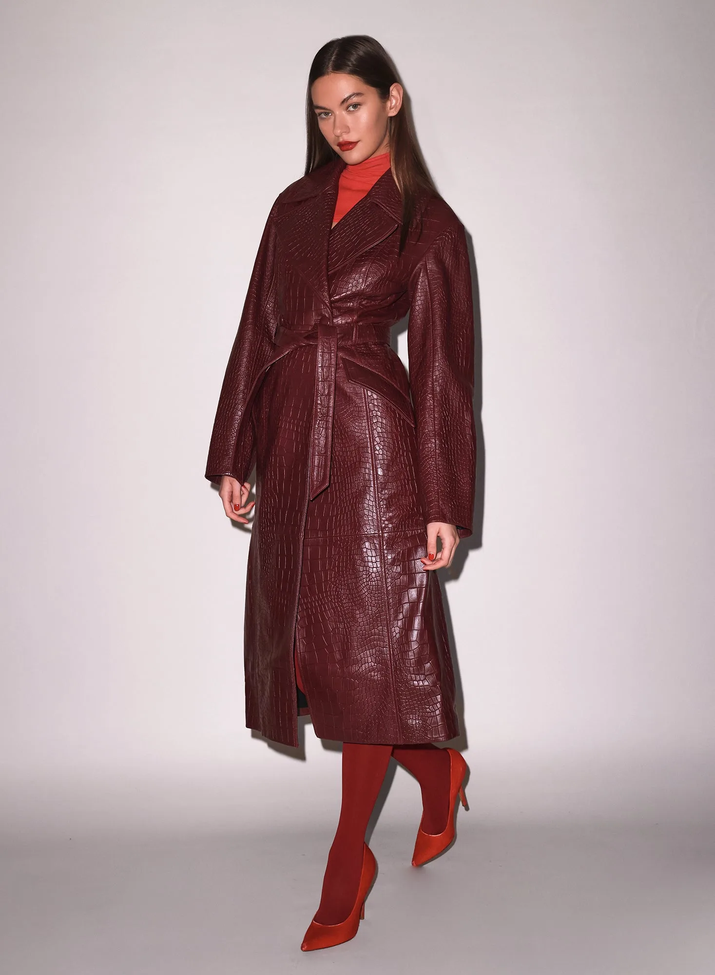 How to Care for Your Croc Leather Trench Coat