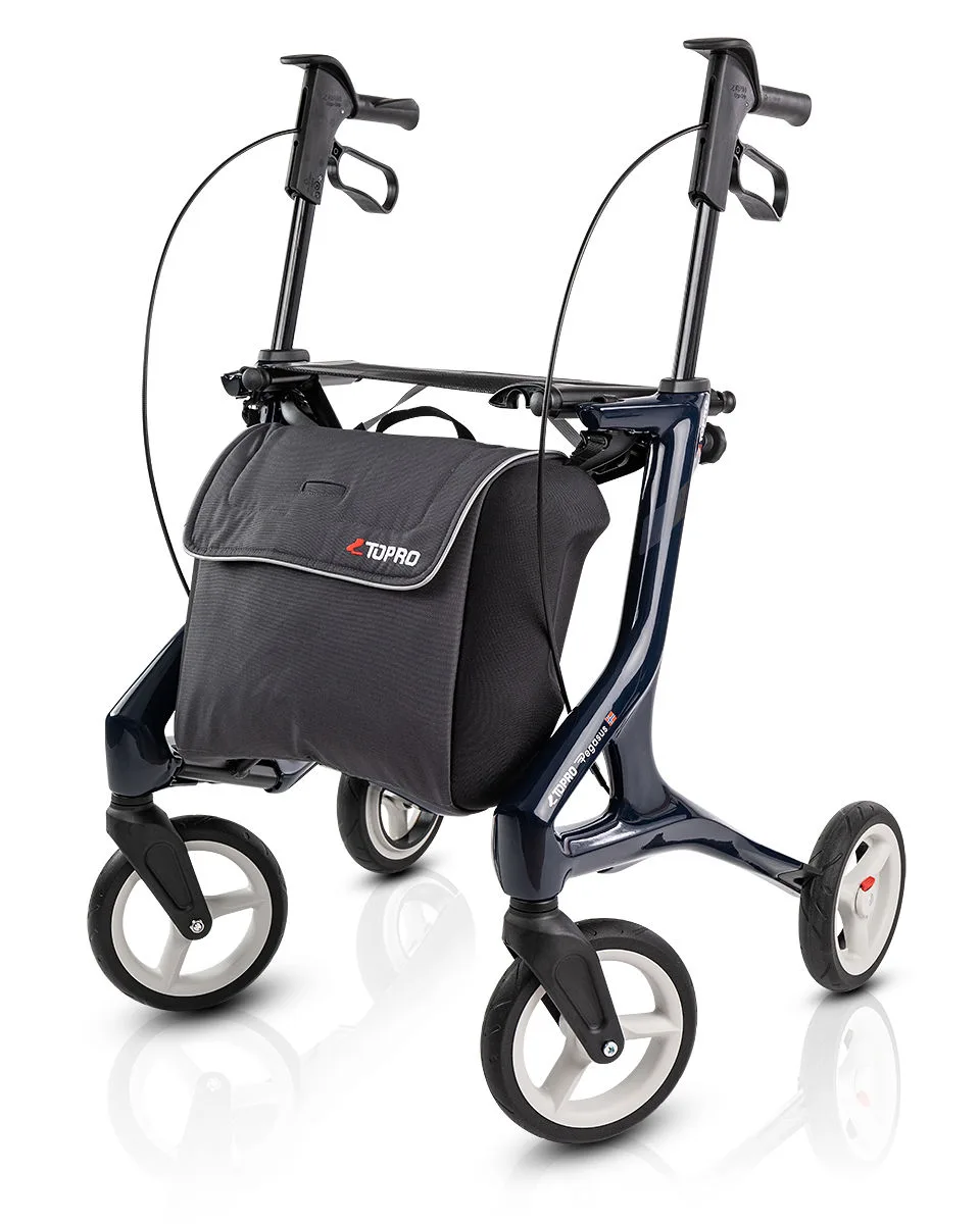 Topro Pegasus Carbon Rollator - Steel Blue