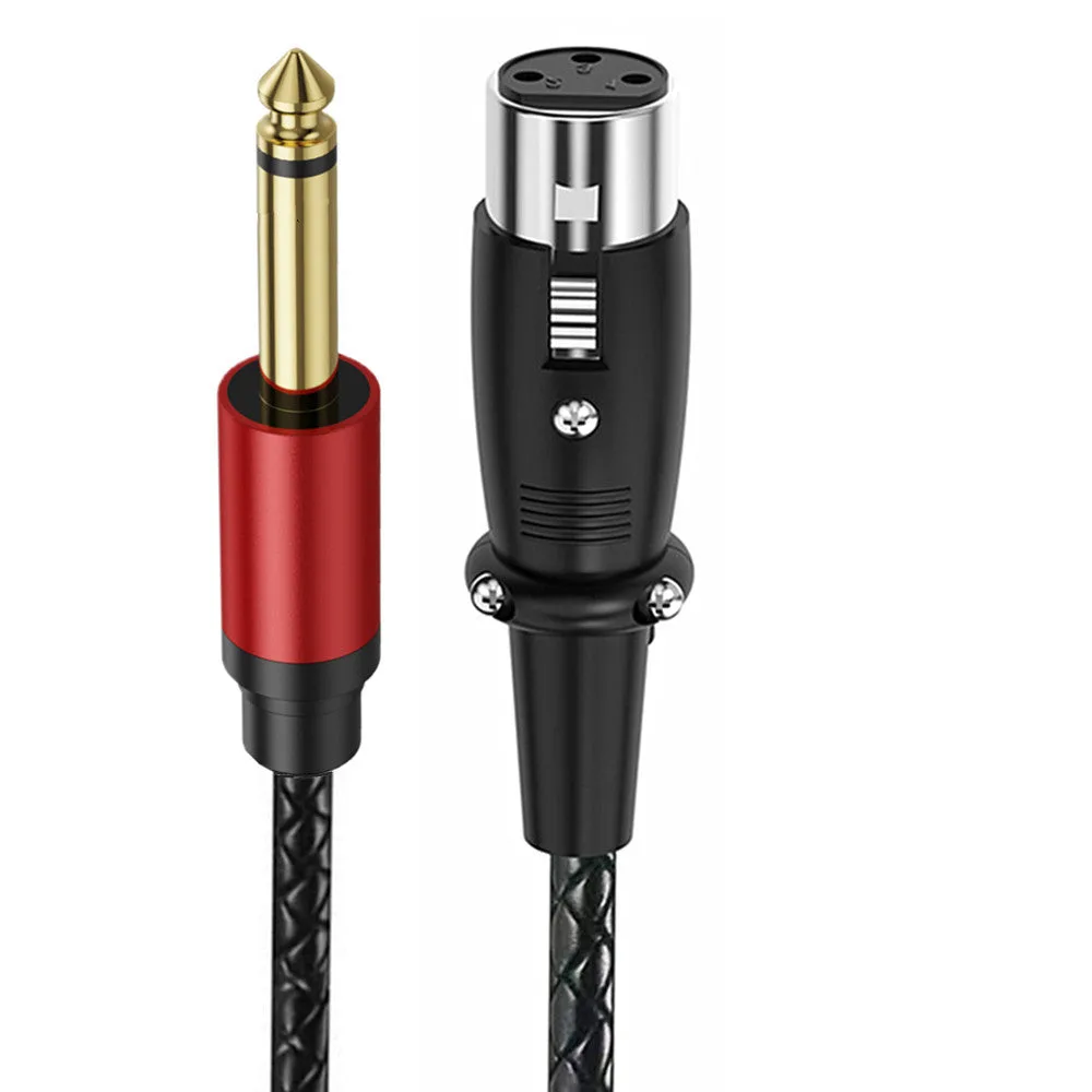 Collega amplificatore chitarra al mixer con cavo da 6,35 mm a XLR