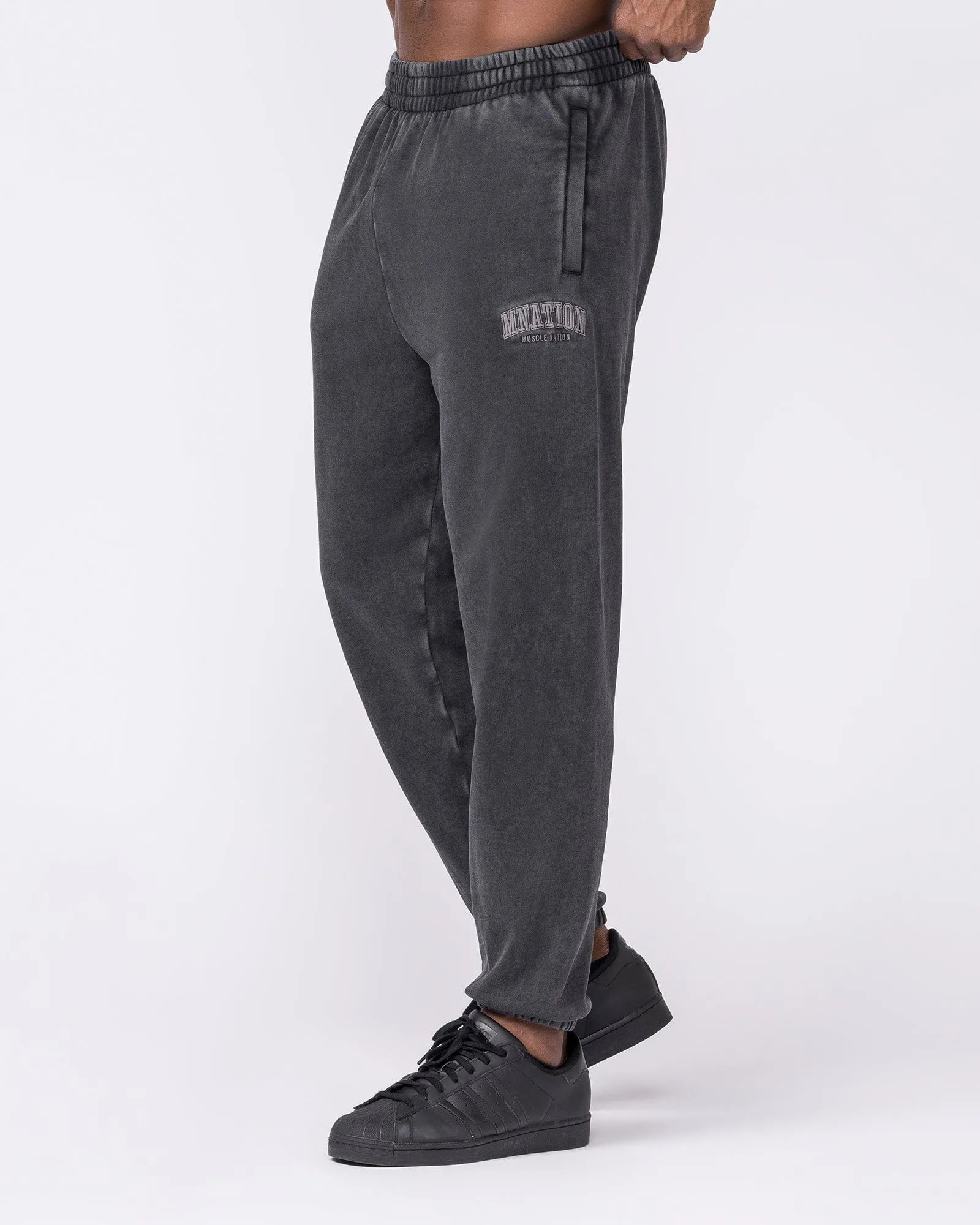Pantaloni vintage Worldclass - Nero lavato