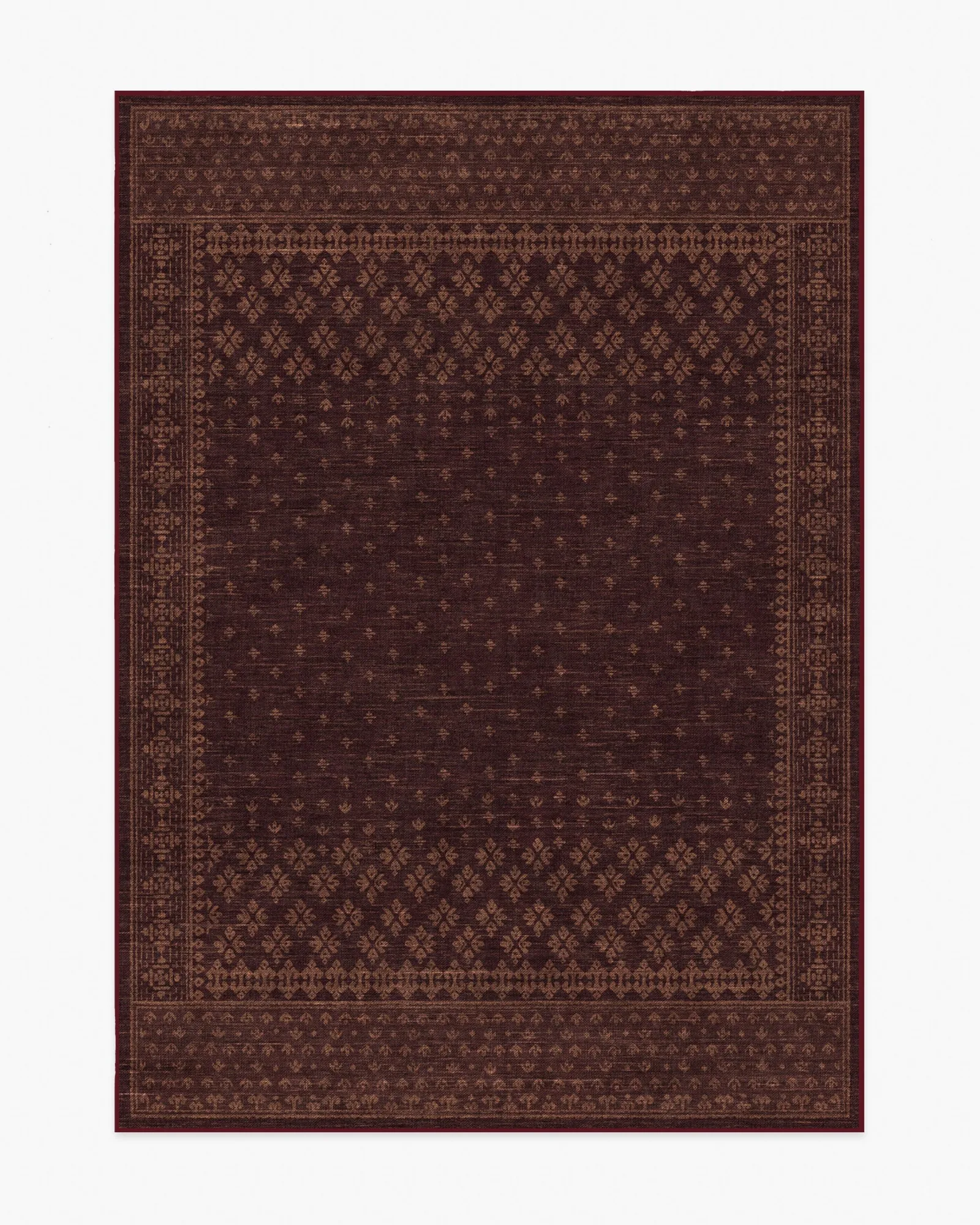 Fernanda Burgundy Flatwoven Rug