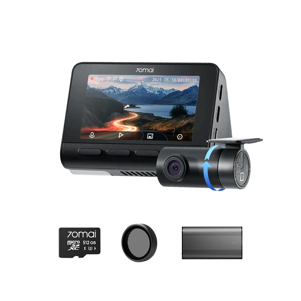 Zo stelt u de 70mai 4K A800SE-bundel met achtercamera in