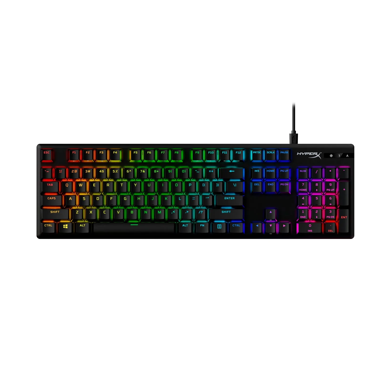 لوحة مفاتيح HyperX Alloy Origins PBT - ميكانيكية للألعاب
