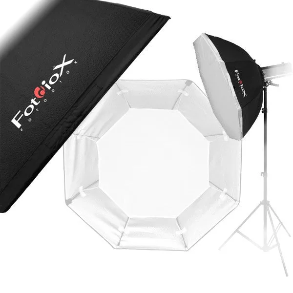 Softbox Fotodiox Pro con anillo de velocidad Broncolor para Bronocolor (Pulso, Primo y Unilite), Flashman y compatibles – Softbox estándar con interior reflectante plateado y doble