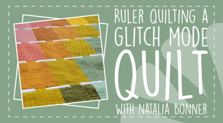 Lineal-Quilten eines Glitch-Mode-Quilts: Kursvorschau