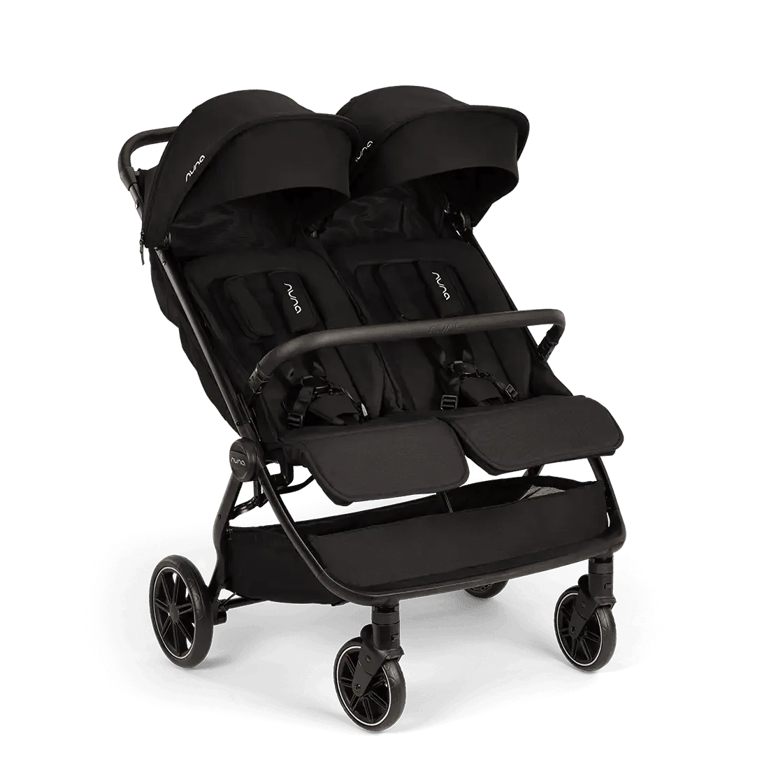 Nuna TRVL DUBL Side-by-Side Stroller – Caviar