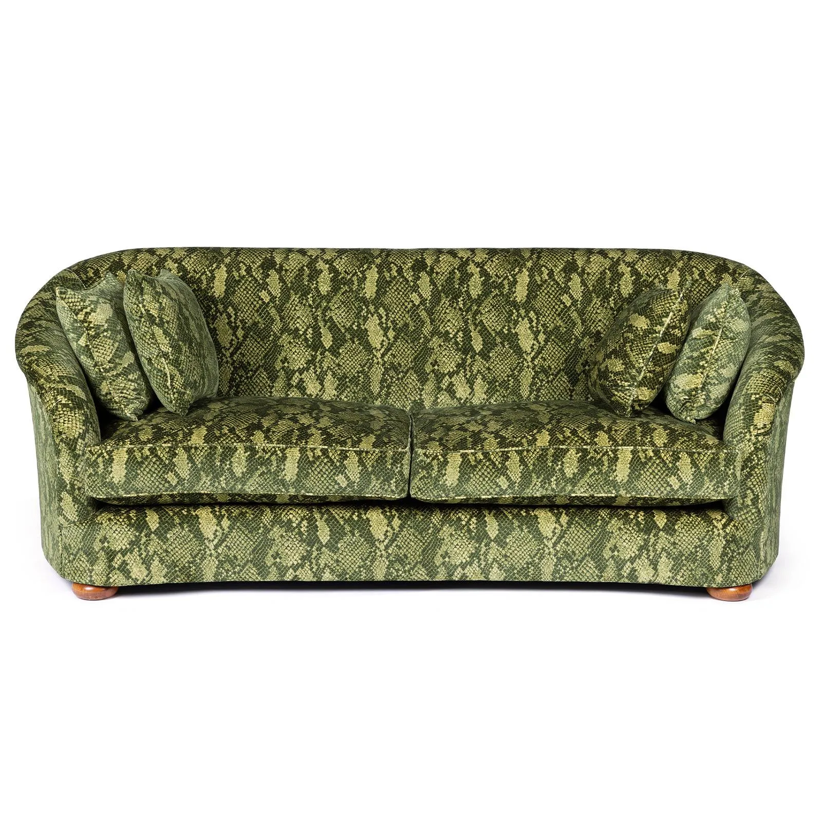 COBRA Velvet Vesper 3-Seater Sofa - Laurustine