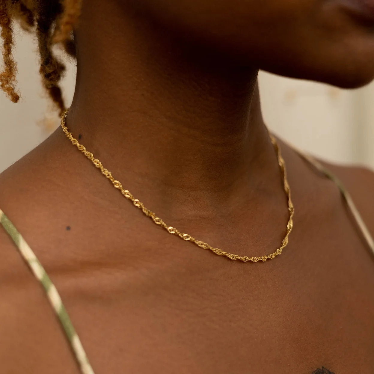 Gold Vermeil Singapore Ketting