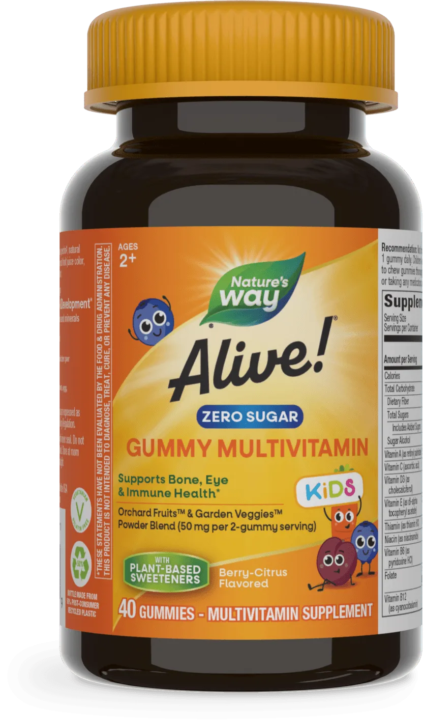 Alive!® Gummy multivitamin bez cukru pro děti - výprodej s krátkou expirací2