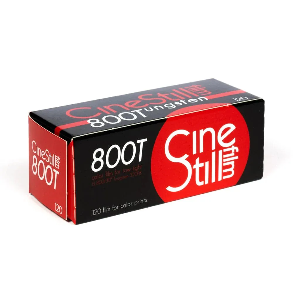 فيلم CineStill Film 800 Tungsten Color Negative Film - فيلم ملفوف 120 (ISO 800)