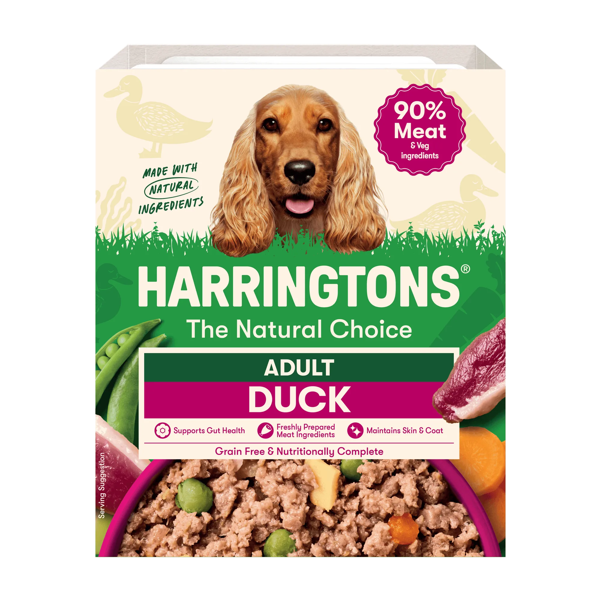 Duck with Potato & Vegetables Grain Free Wet Dog Food 8 x 400g