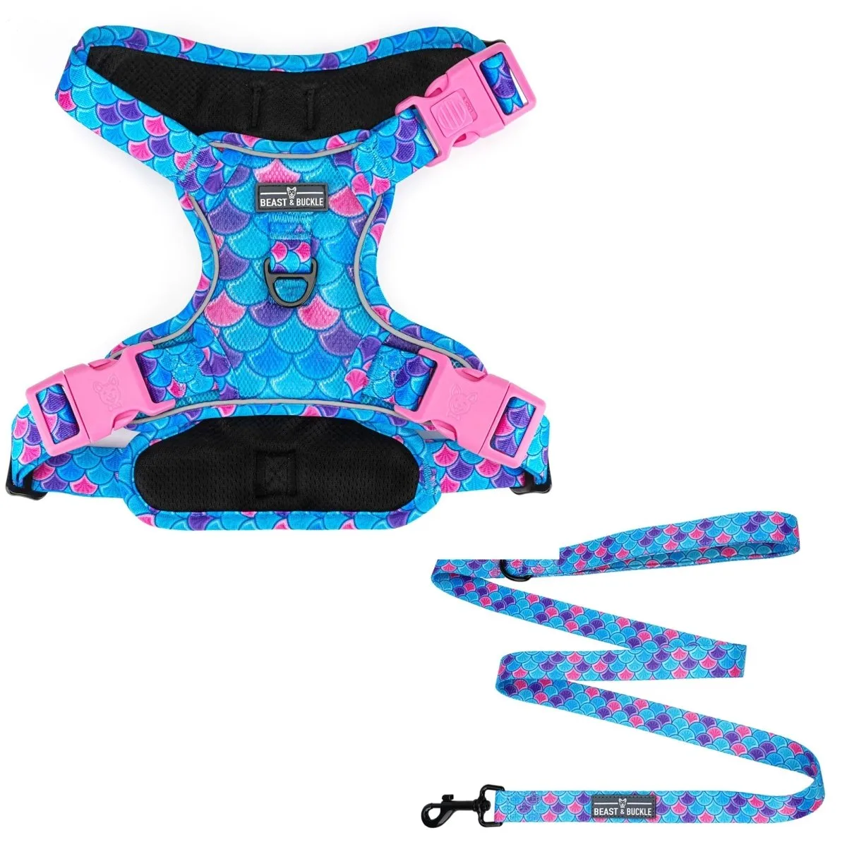 Mermaid Cooling Harness & Leash Bundle