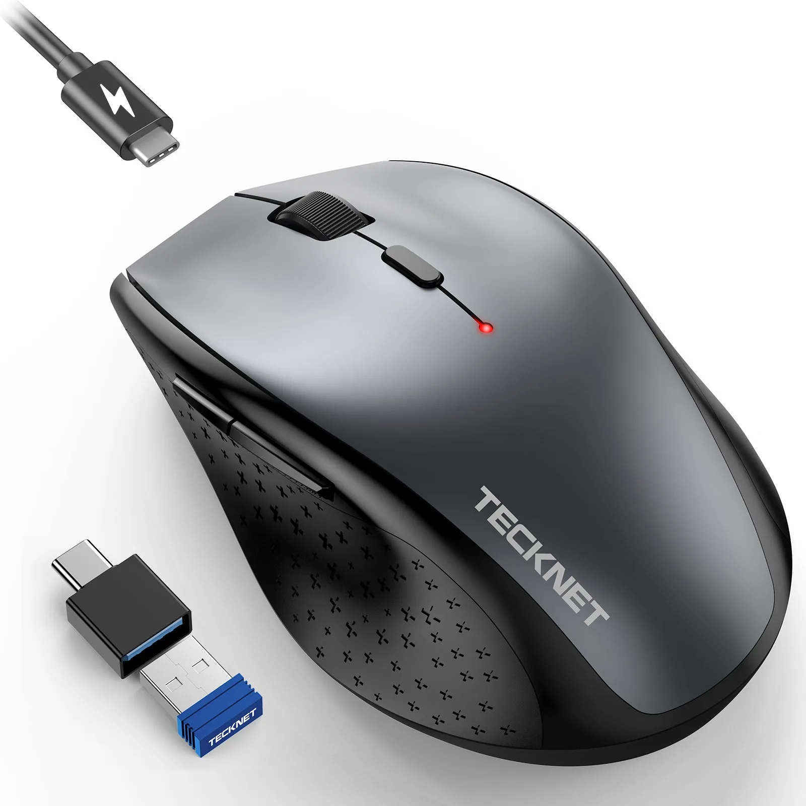 Rechargeable Mouse with Jiggler vs Standard Wireless Mouse
