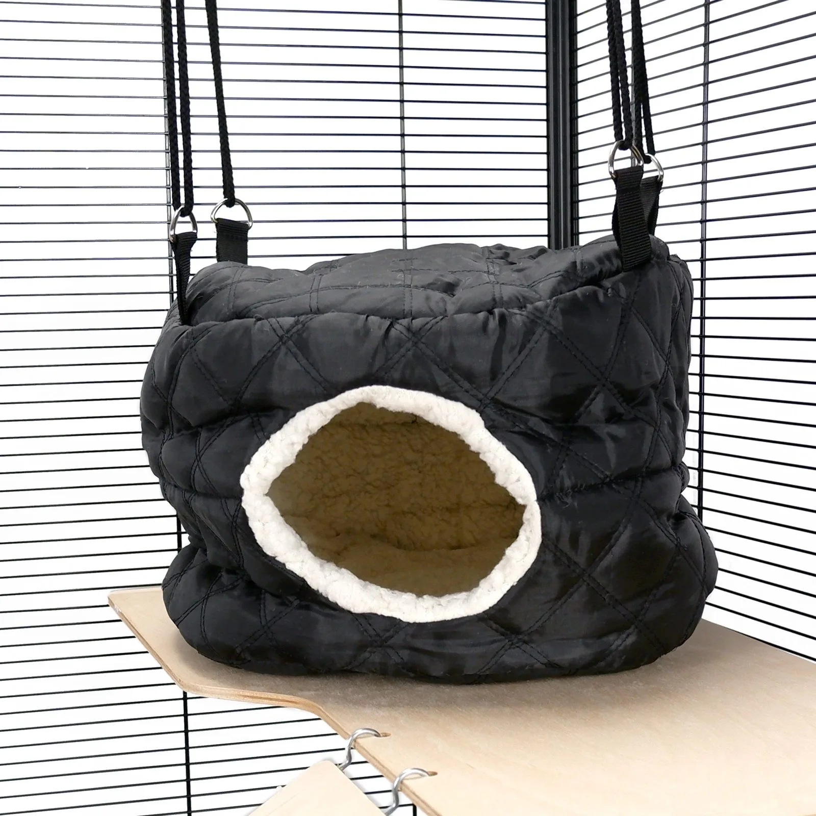 Pet Rat Ferret HUGE Rodent-Hive Toy – Quilted Black | Little Friends