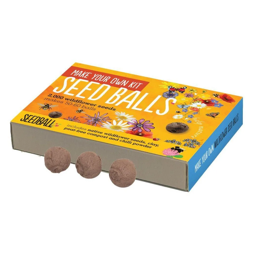Zaadbollen maken voor een bestuiverstuin