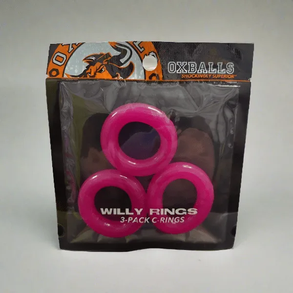 Oxballs WILLY RINGS 3-pack Pink