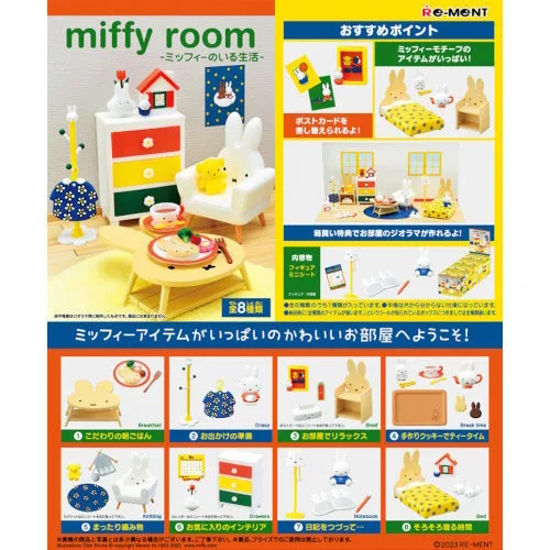 Re-Ment Miffy Room Life With Miffy Miniature Doll Furniture