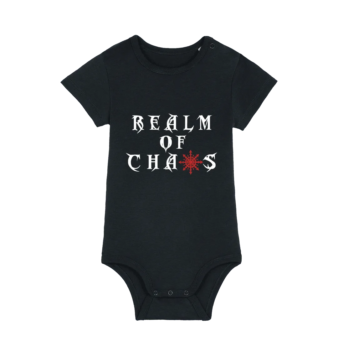 Realm of Chaos Black Baby Bodysuit