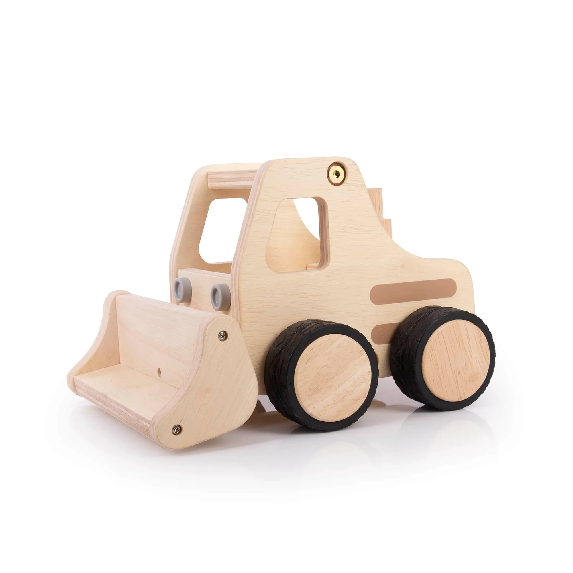 Wooden Front Loader vs. Plastic Toy Trucks: Which Is Better for Your Child's Development?