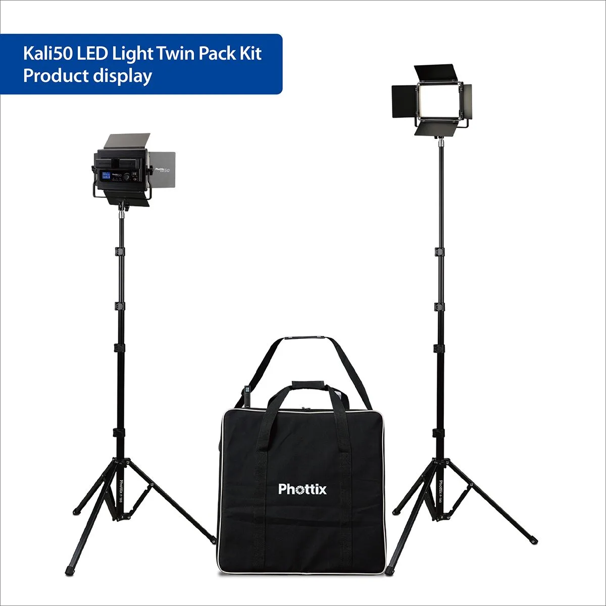 Phottix Kali 50 Twin LED Light Kit: Studio Lighting for Beginners