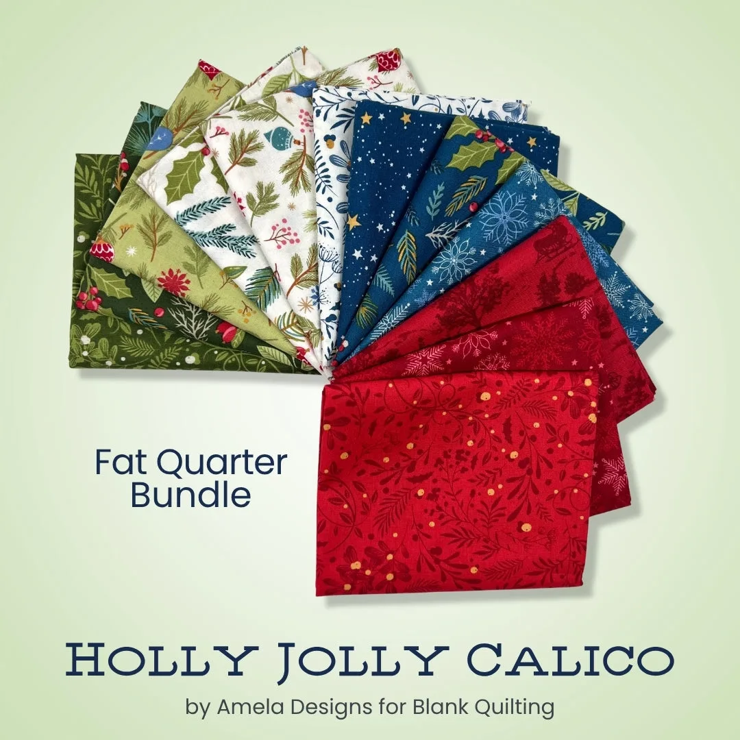 Holly Jolly Calico Fat Quarter Bundle