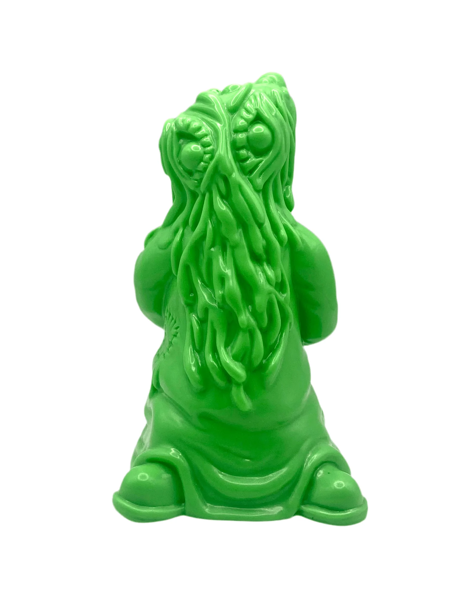 Guia de unboxing da figura Mr Unnatural verde