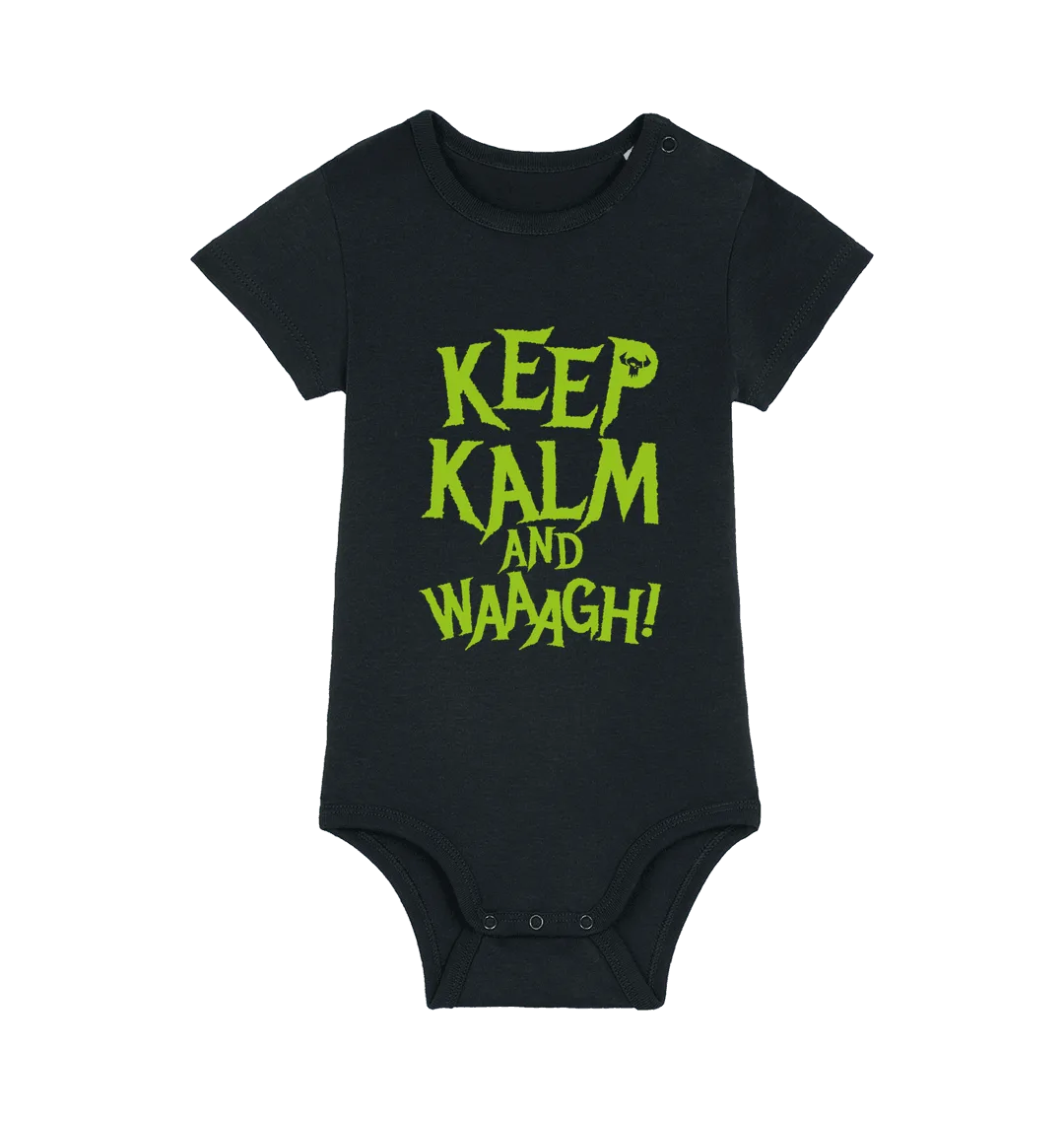 Keep Kalm and Waaagh! Organic Baby Bodysuit