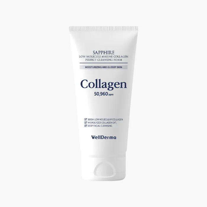 Espuma de colágeno Sapphire: cómo usarla para una limpieza suave