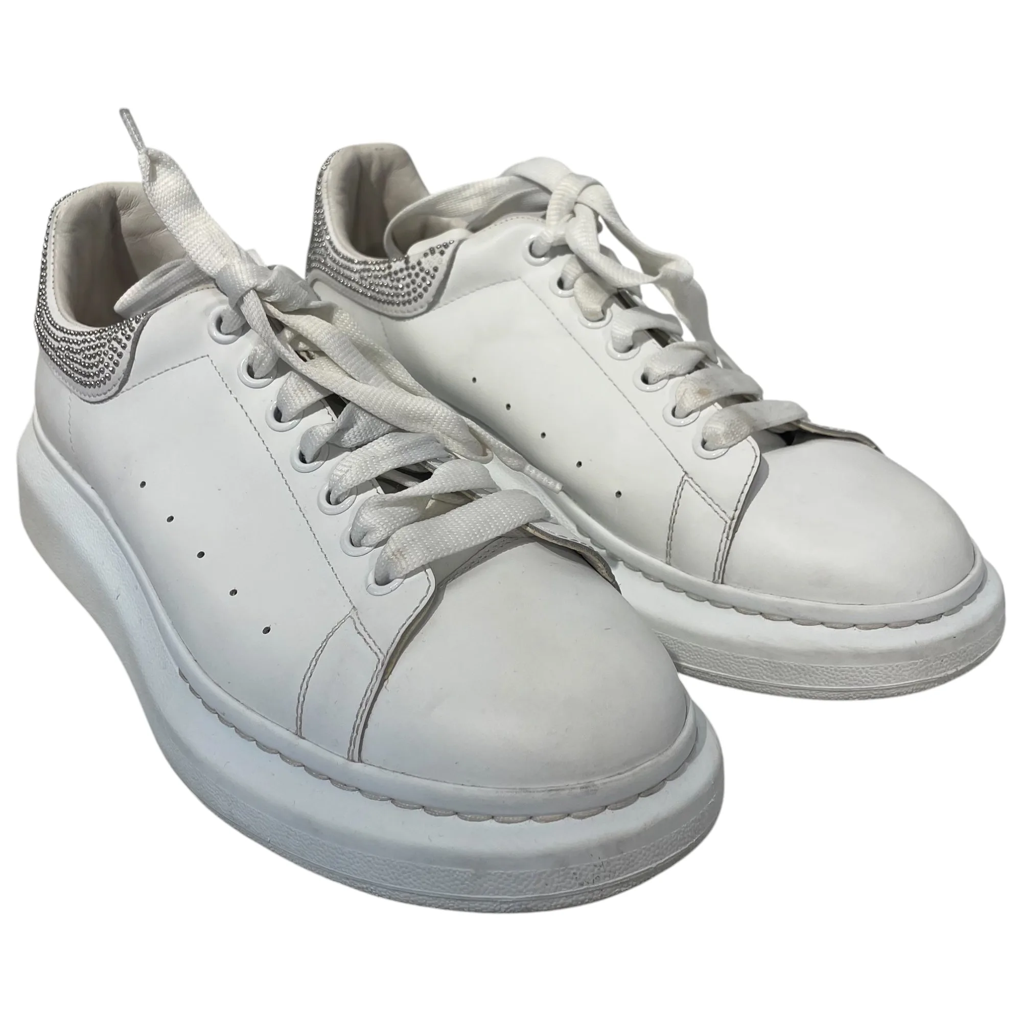 Alexander McQueen/Low-Sneakers/EU 44/Cotton/WHT/