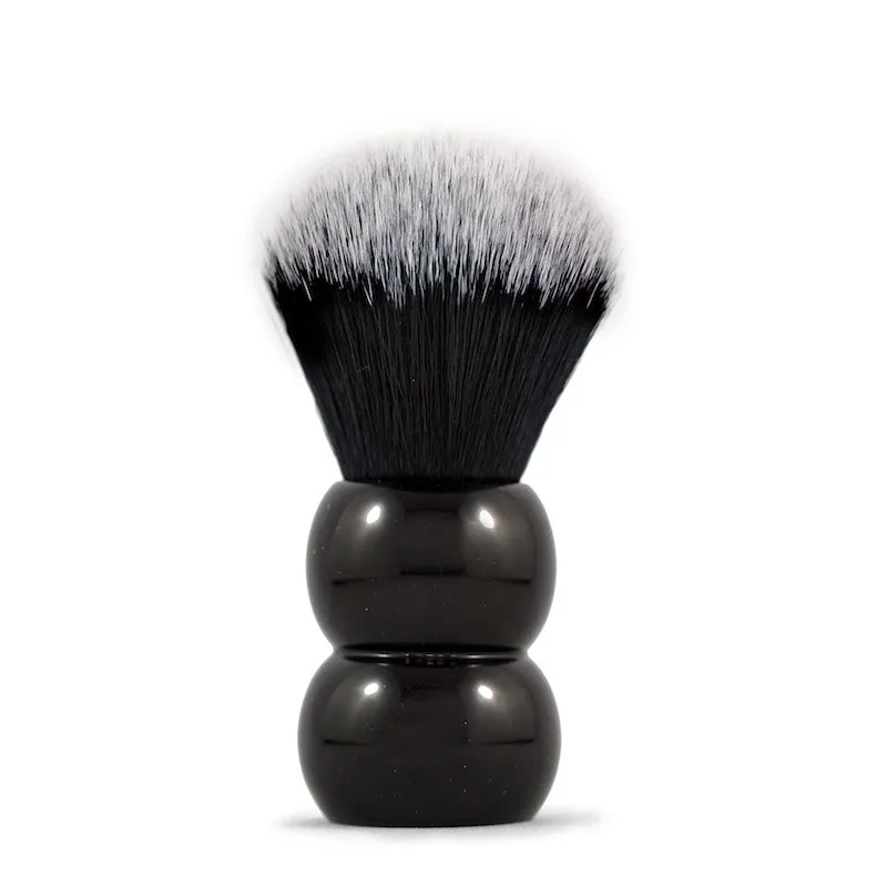 (Tuxedo) RazoRock Snowman Shaving Brush - with Tuxedo Plissoft Synthetic Knot
