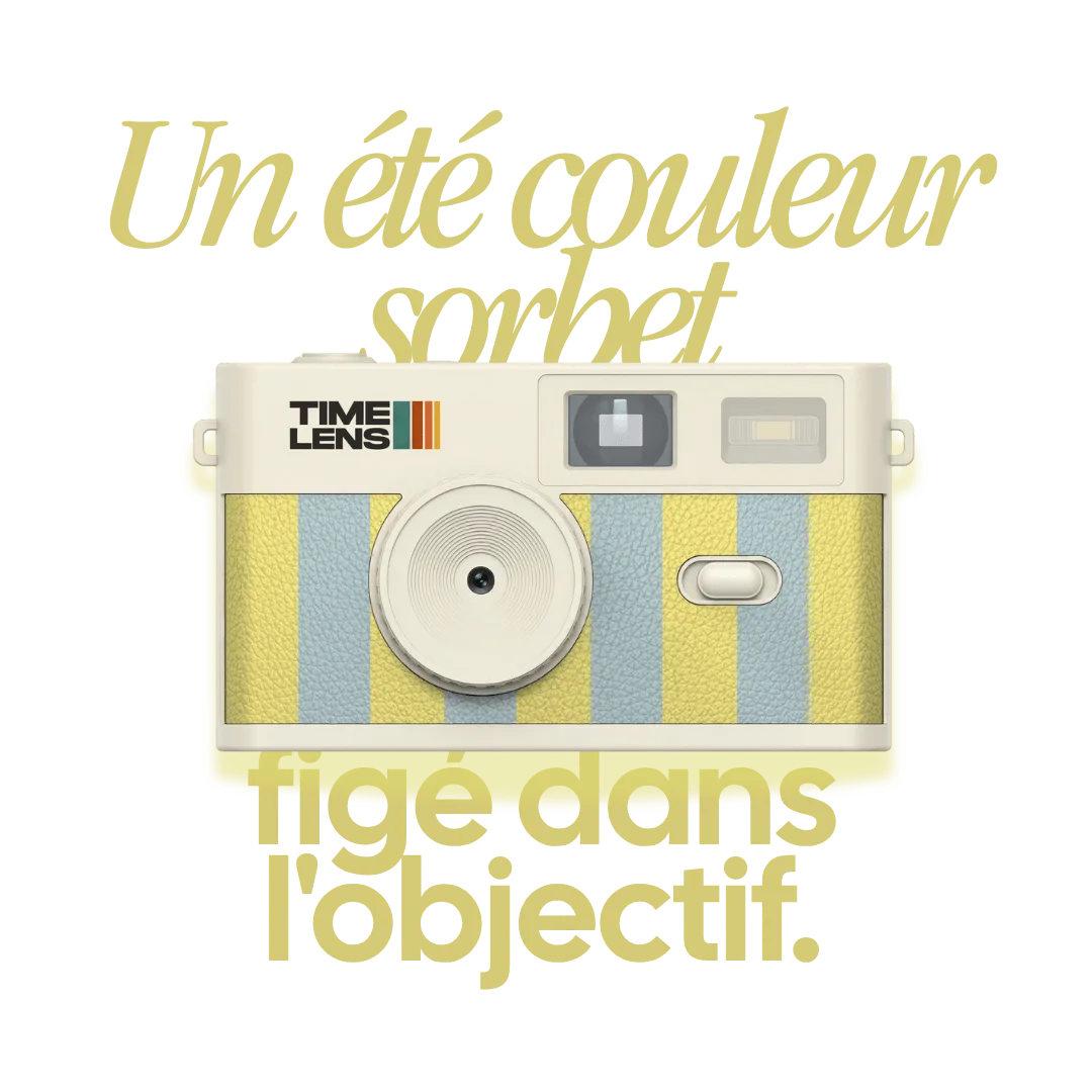 Appareil photo TimeLens® Cream sorbet