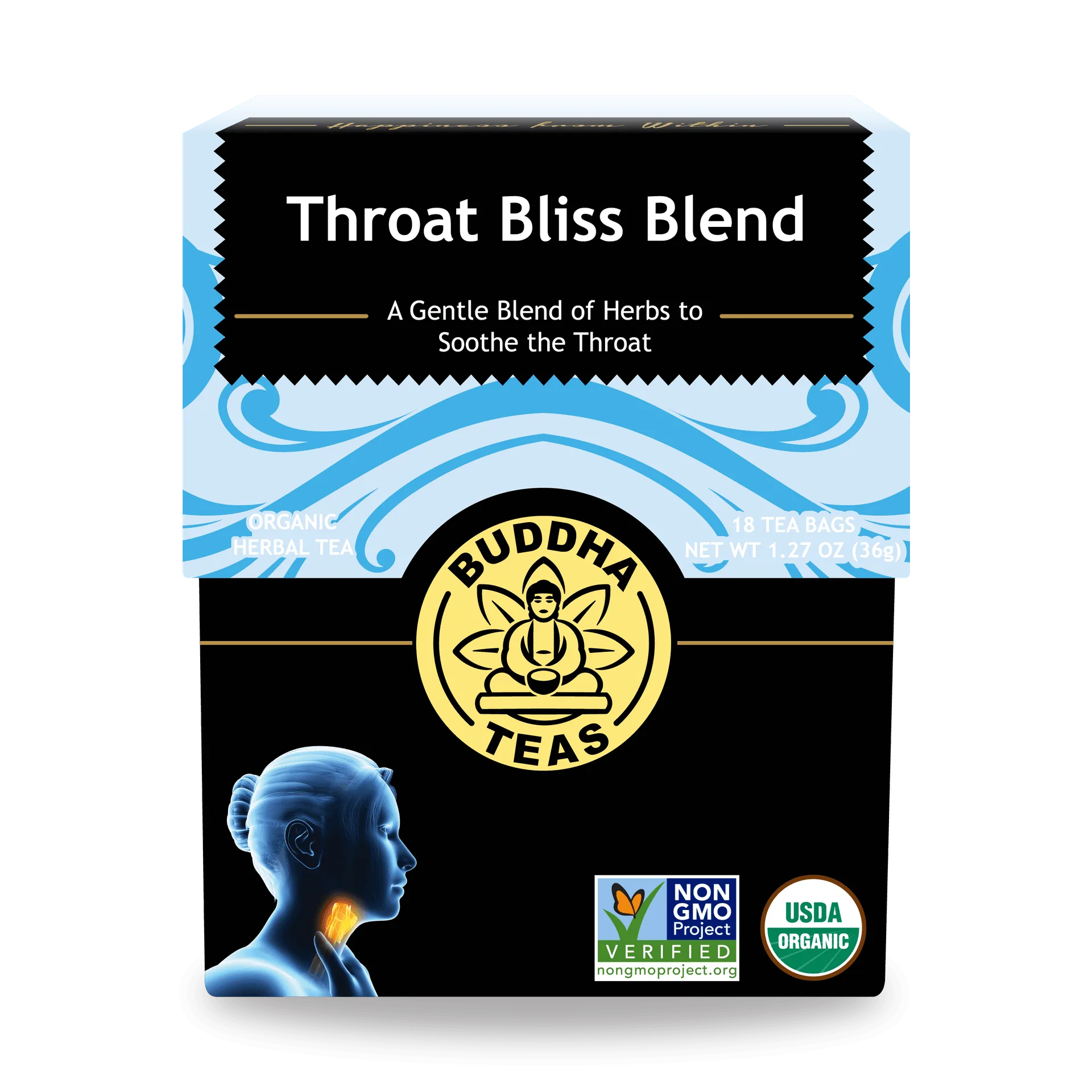 Throat Bliss Blend Tea: Lievittää kurkkukipua luonnollisesti