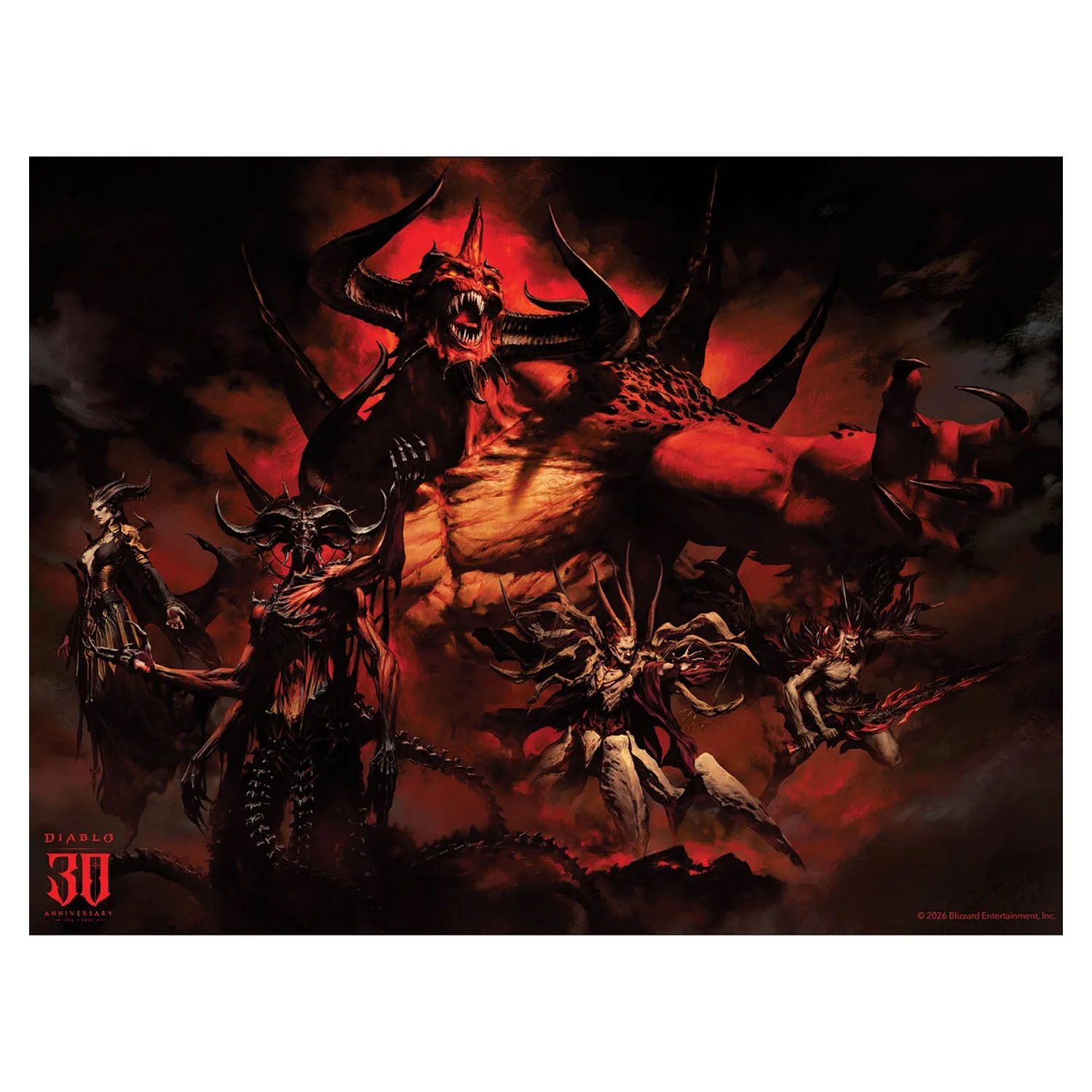Diablo 30th Anniversary 24x18" Poster