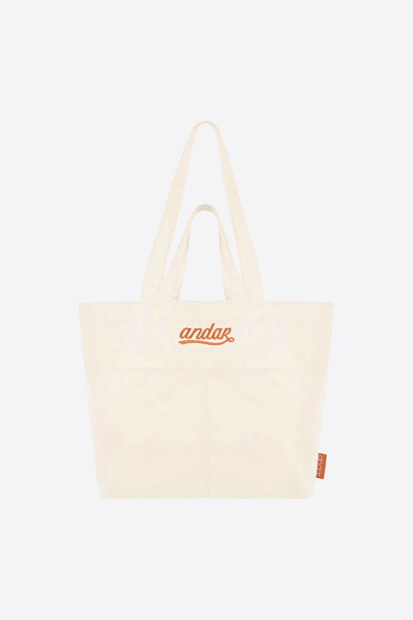 2-Pocket Logo Canvas Bag