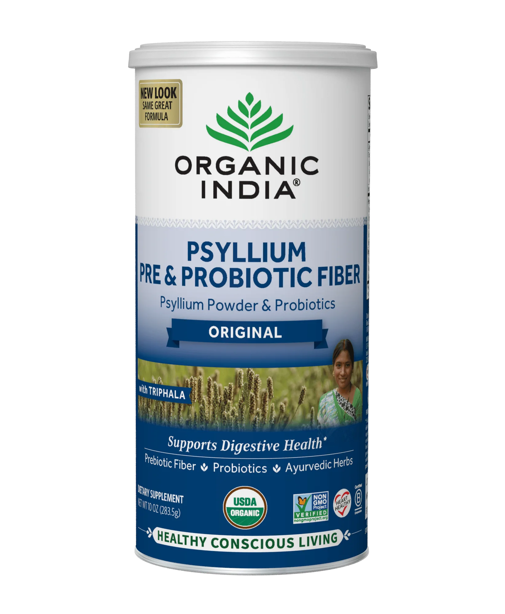 Psyllium Prebiotic & Probiotic Fiber Supplement Original