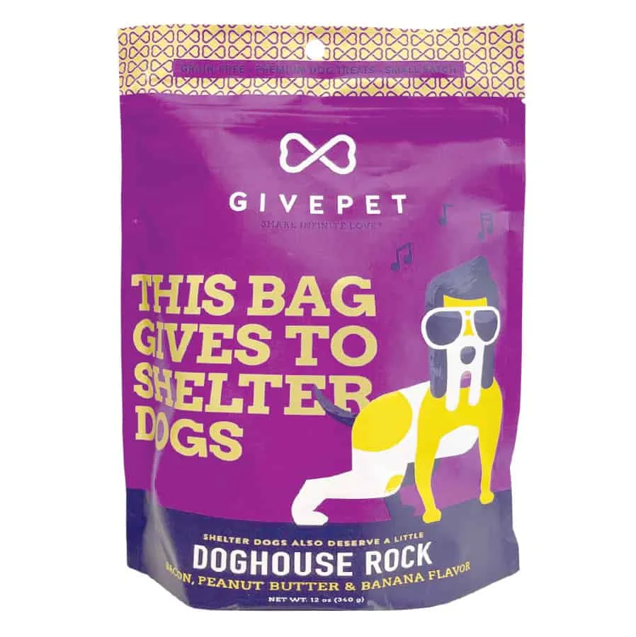Givepet Dog Treat Biscuits Doghouse Rock 11 oz