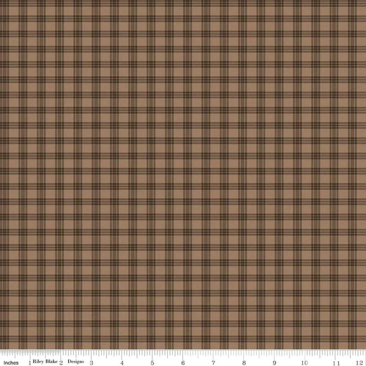 Whispering Pines 1/2 Yard – Plaid Brown