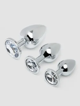 Lovehoney Jewelled Metal Butt Plug Set (3 Piece)