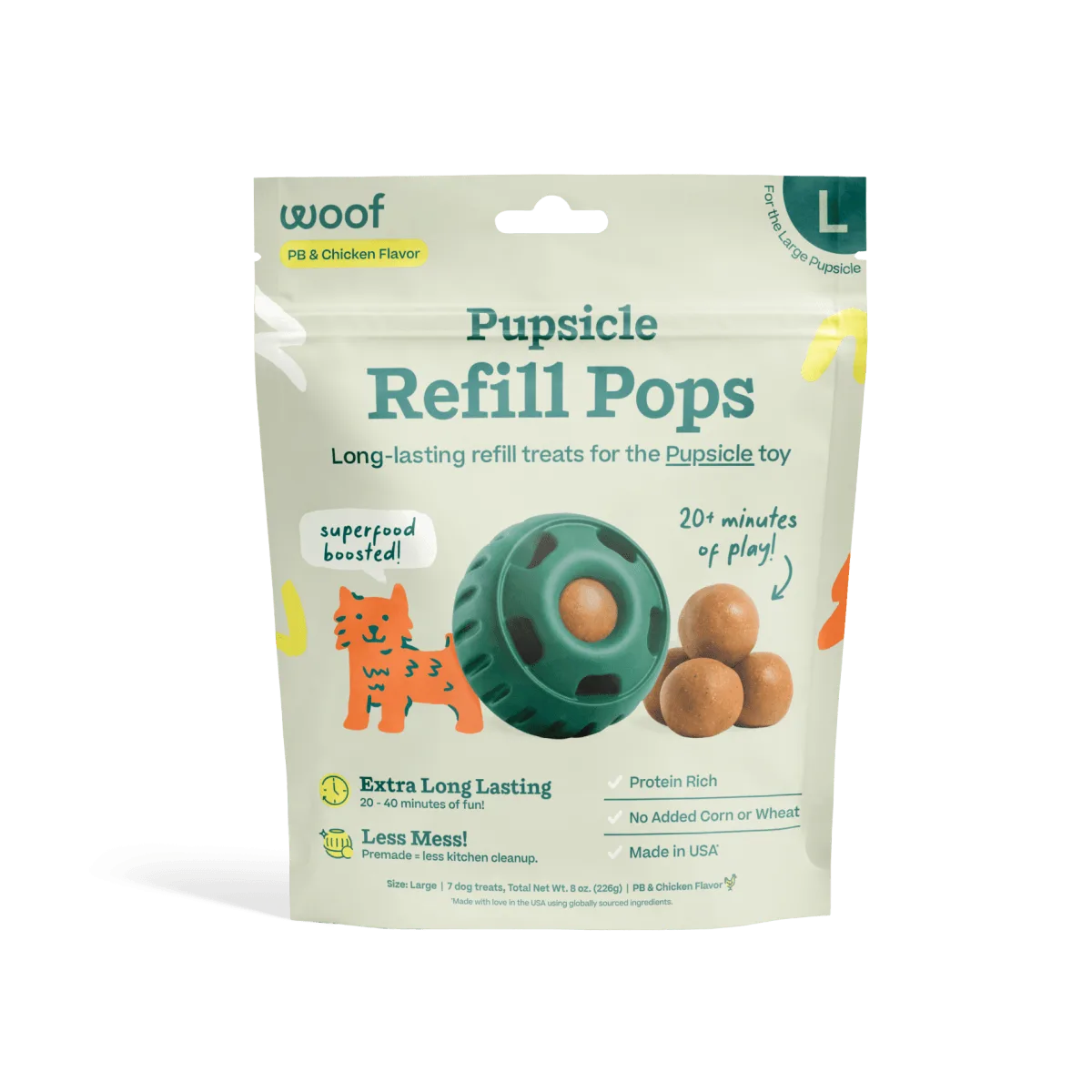 Pupsicle Pops: Chicken / Large by Woof