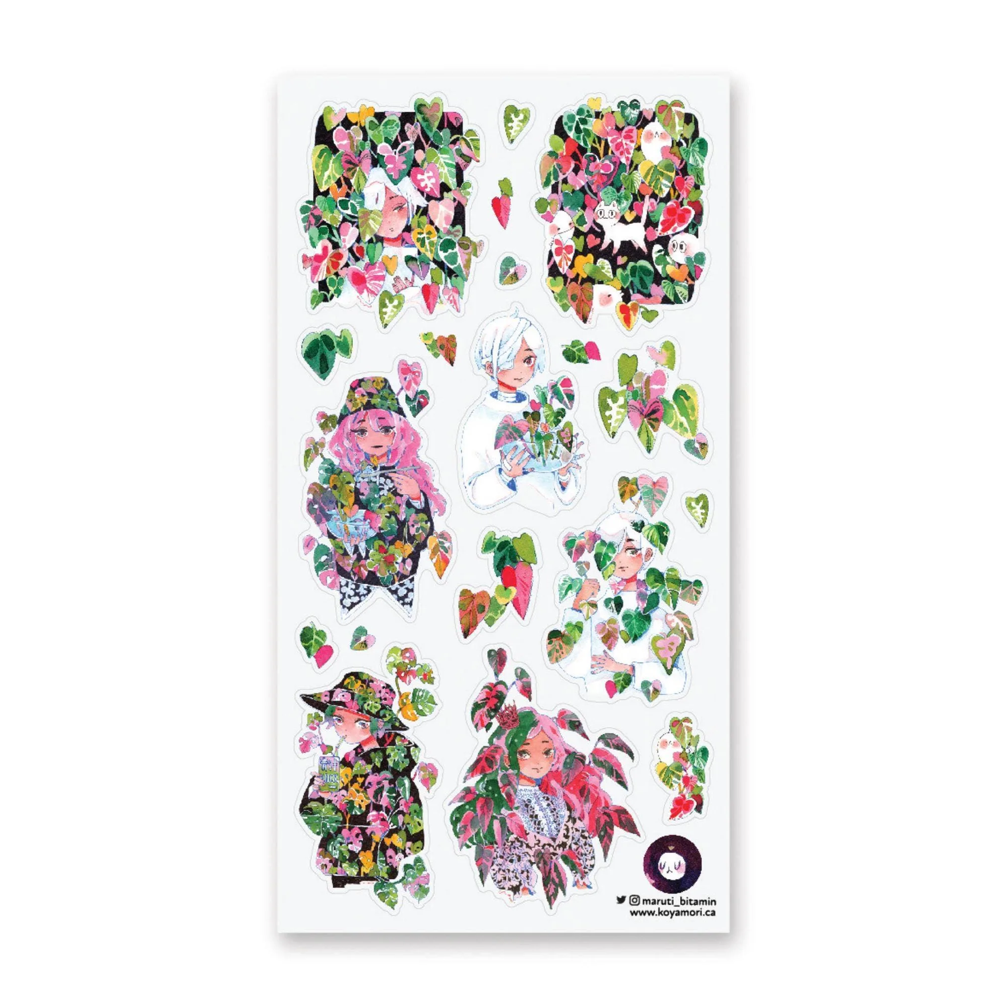 One With Nature Sticker Sheet