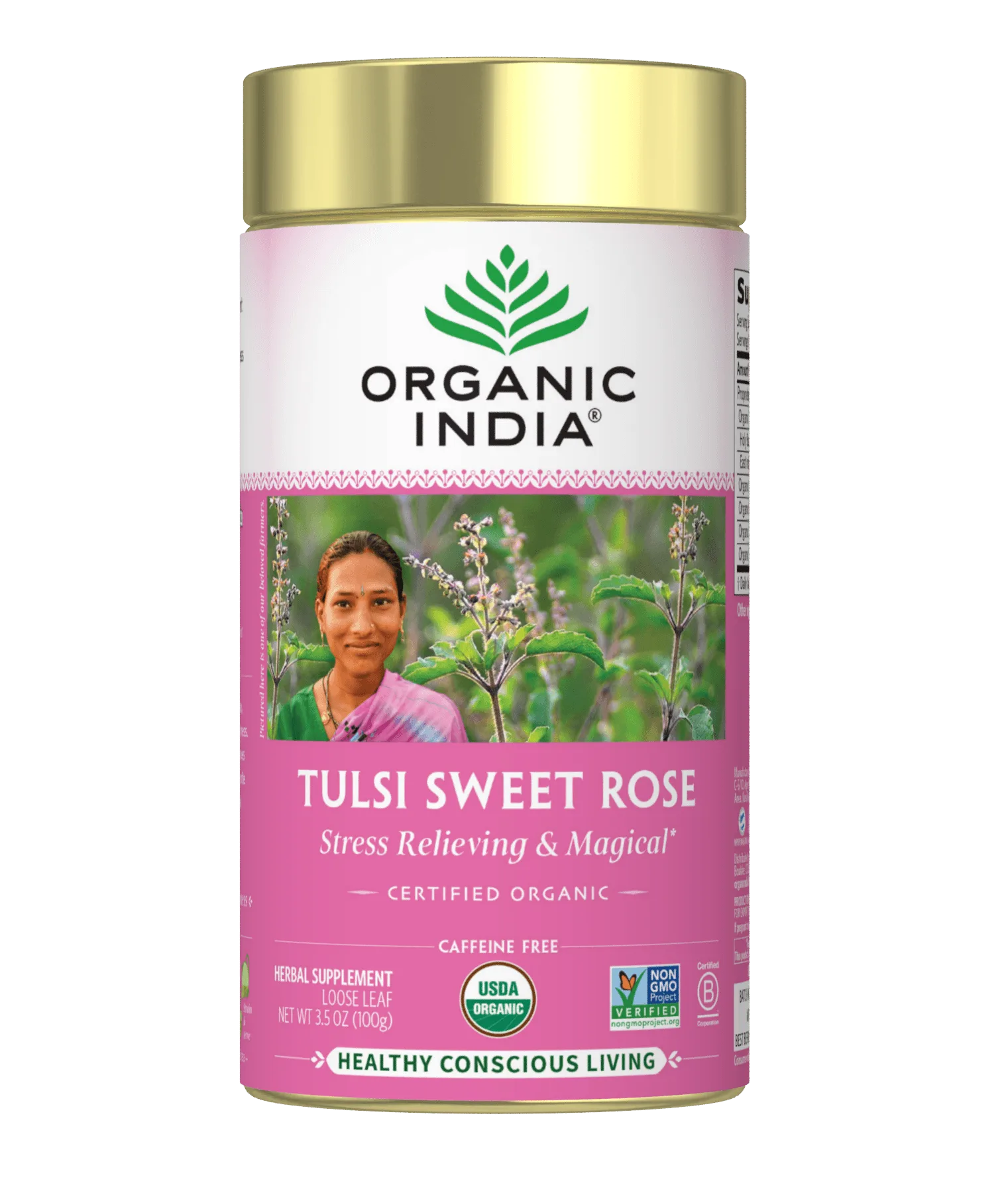 Tulsi Sweet Rose Loose Leaf Tea