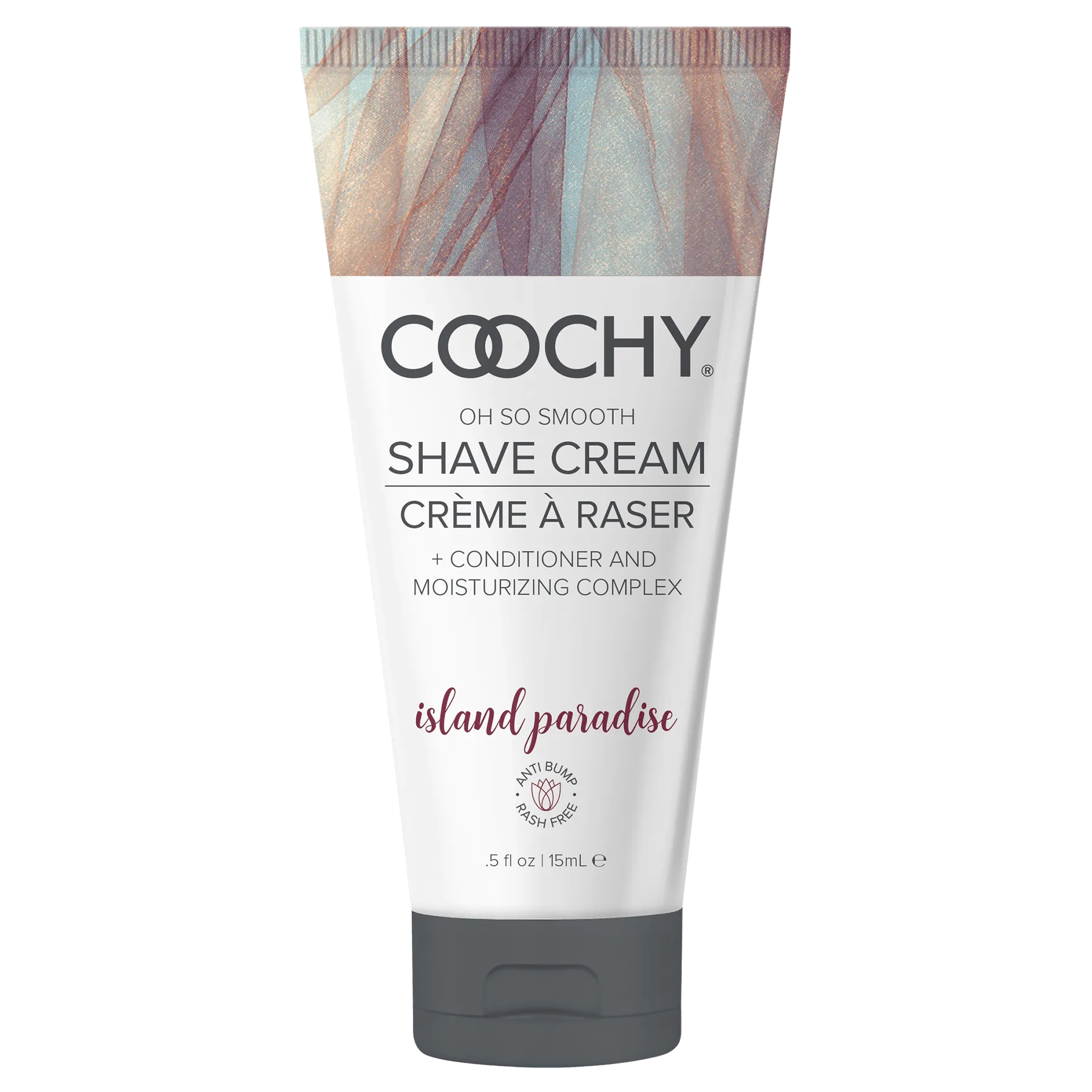 Crème de rasage Coochy - tube ISLAND PARADISE 0,5 oz / 15 ml