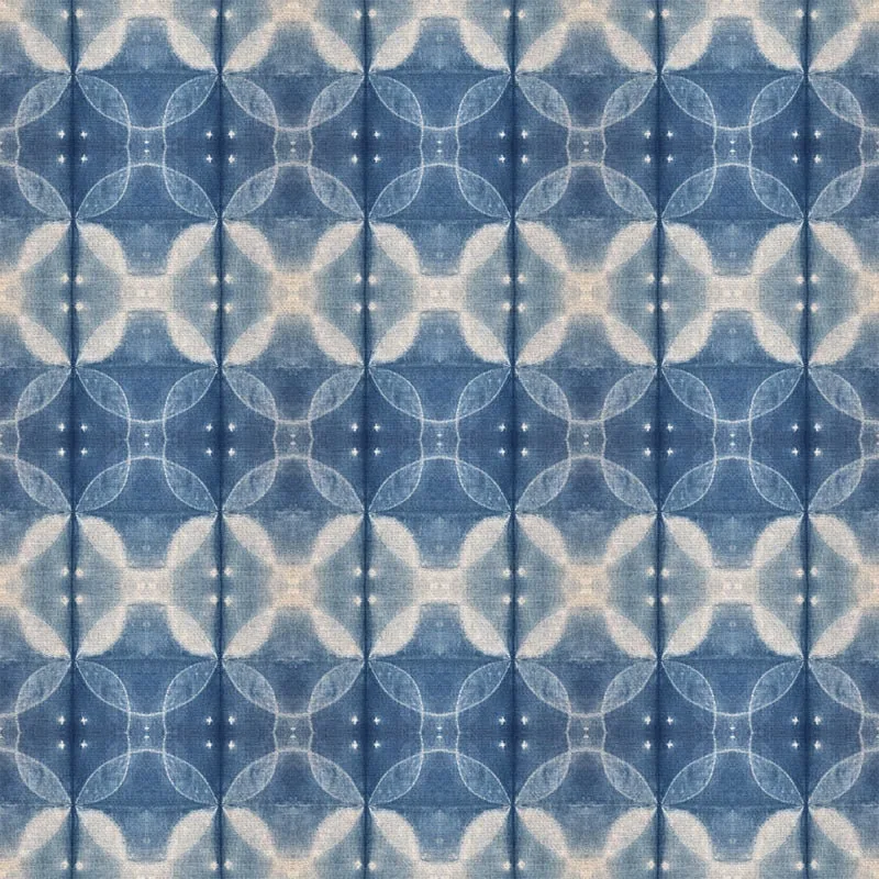 Shibori 3 Lienzo Orgánico Índigo de Shibori Dye de Kim Eichler-Messmer para Paintbrush Studio Fabric