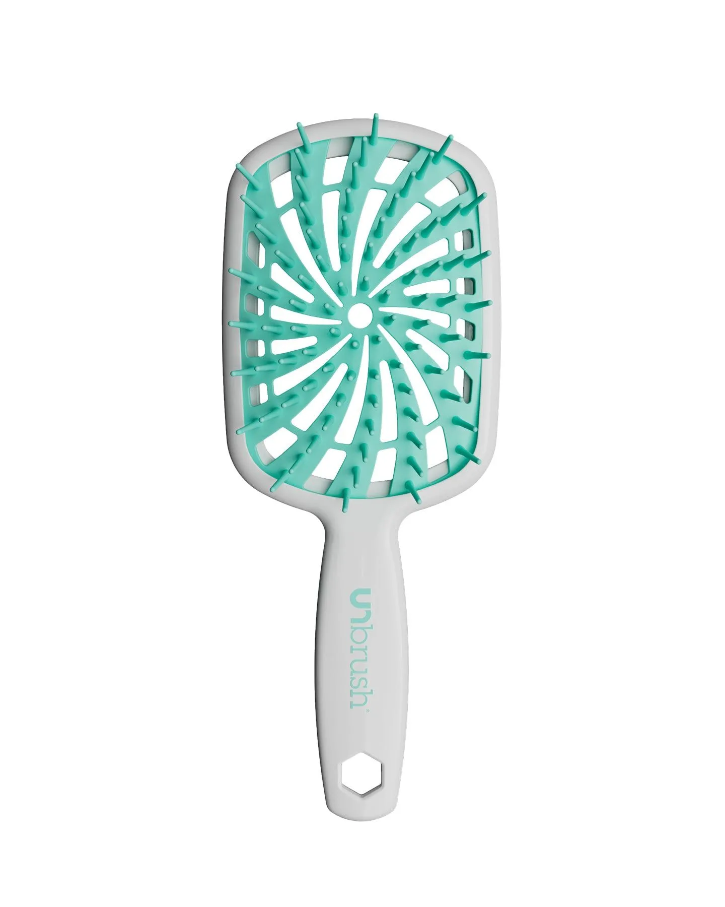 UNbrush Detangling Hair Brush Plus - Mint Swirl
