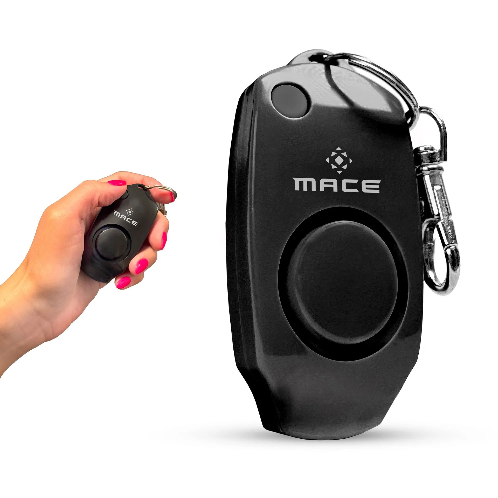 Mace Personal Safety Alarm with Keychain - Black