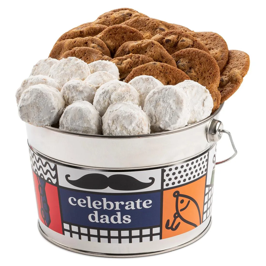Fars dag sprøde cookies og pecan meltaways spand