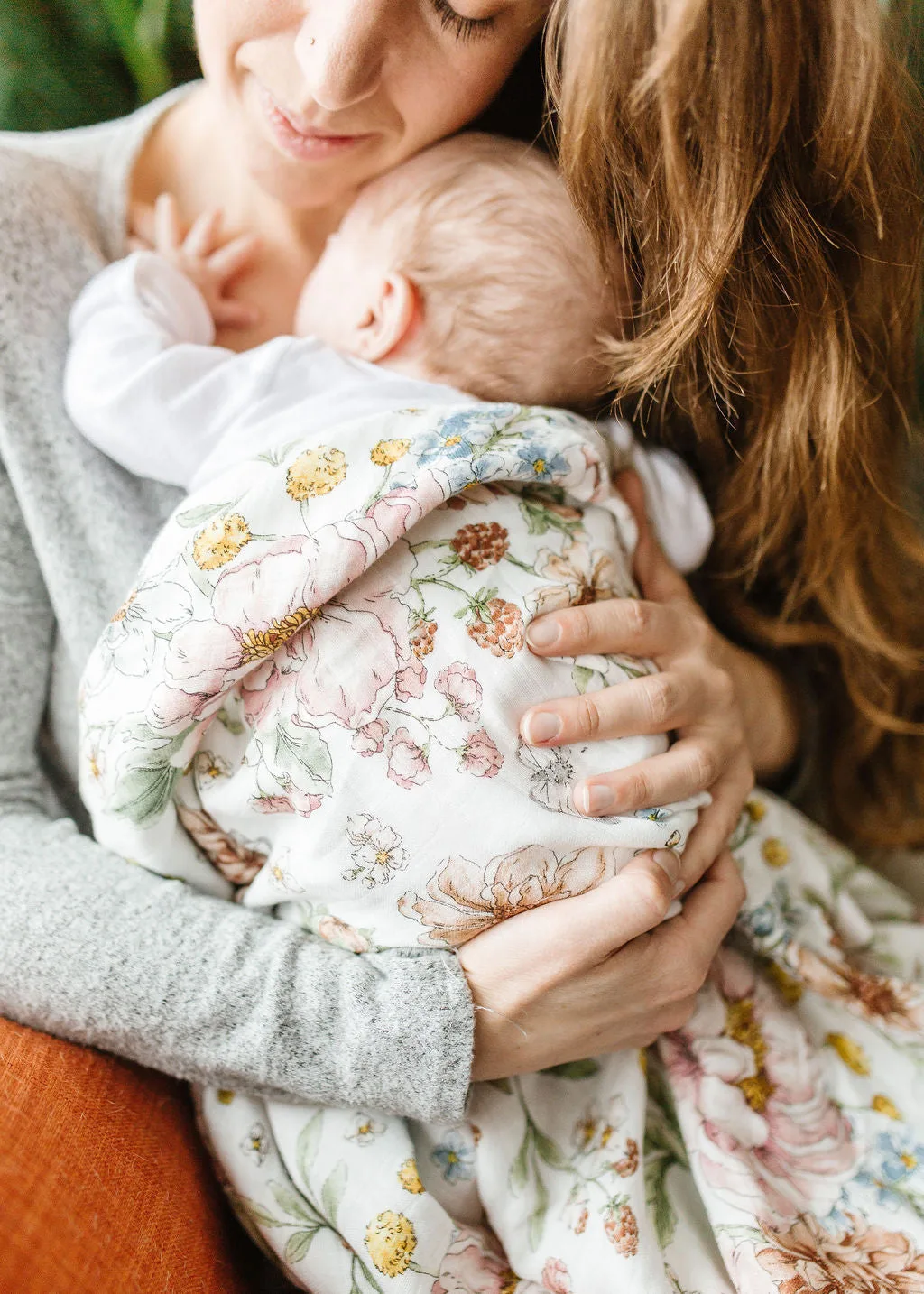 Baby Muslin Swaddle in Tanboocel® Viscose from Bamboo - Secret Garden